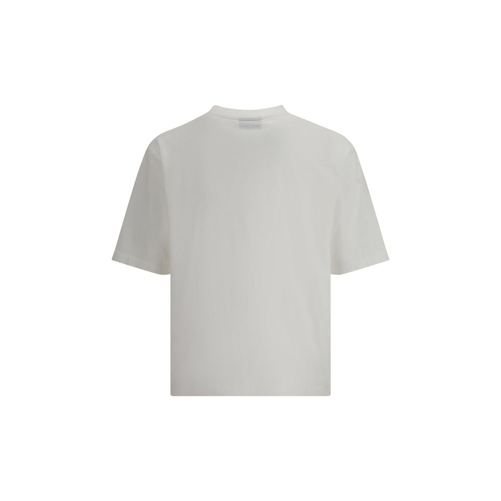 Dsquared2 White Oversize Embroidered Logo T-Shirt