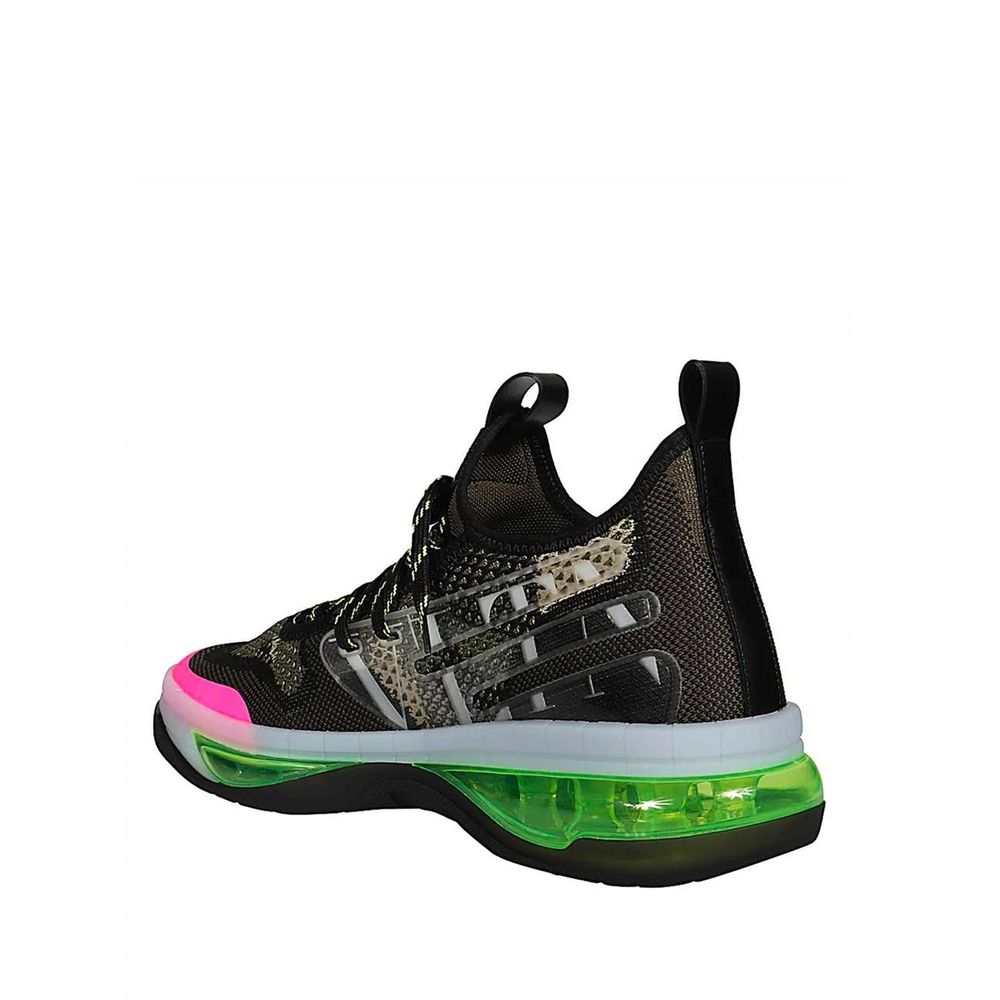 Valentino Garavani Black Fabric Athletic Sneakers Valentino Garavani