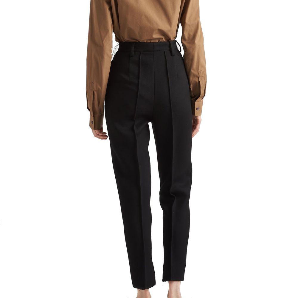 Prada Virgin Wool Couture Broek