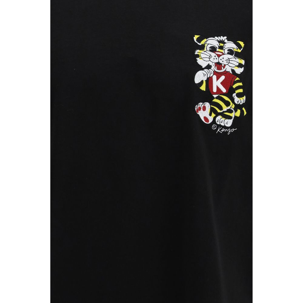 Kenzo Black Oversized Wild Tiger T-Shirt