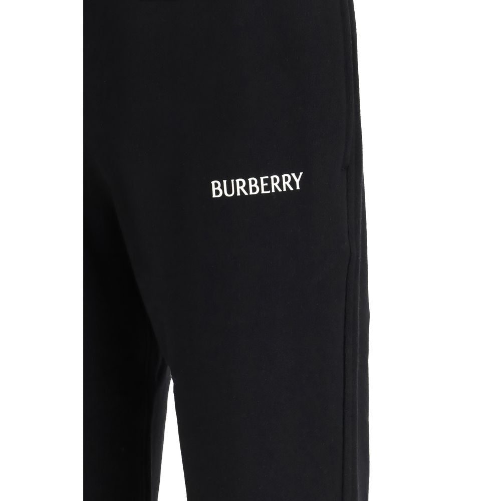 Burberry Black Cotton Joggers