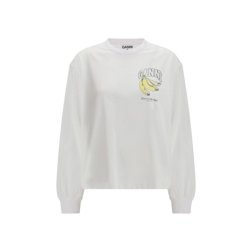 Ganni Cherry Longsleeve T-Shirt