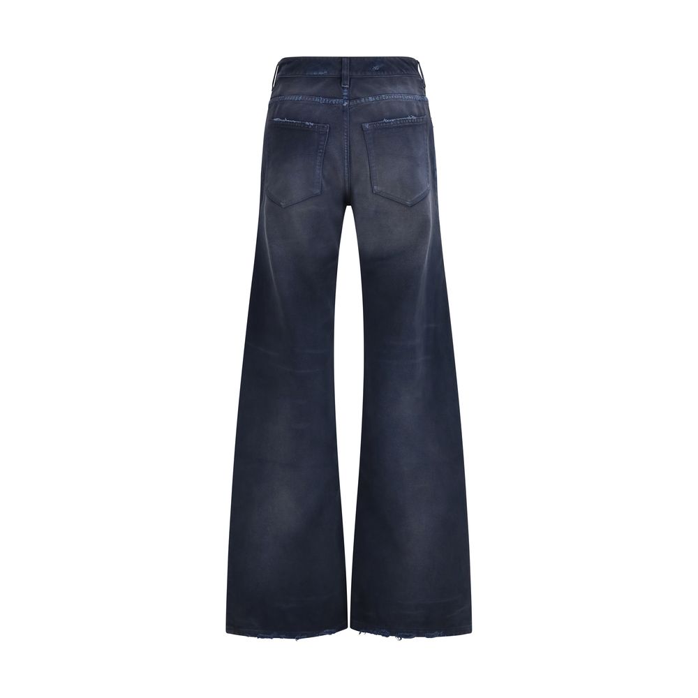 Balenciaga Curved Waist Flared Jeans