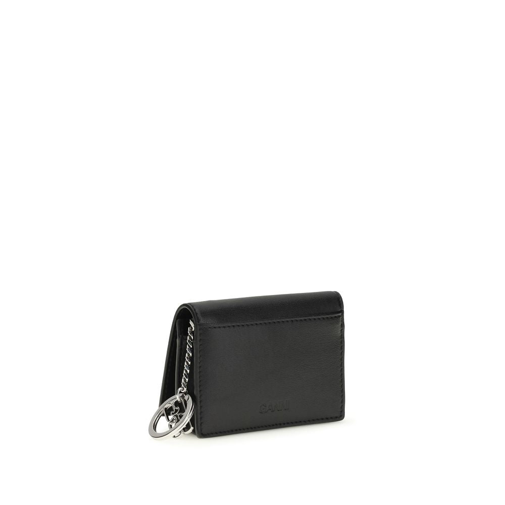 Ganni Poodle Print Card Holder