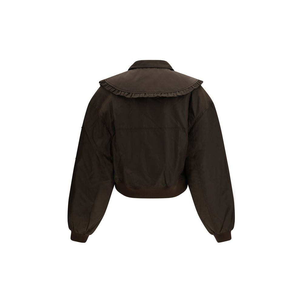 Ganni duchesse nylon bomber