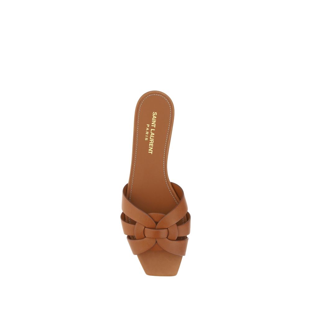 Saint Laurent Bos Taurus Flat Sandals