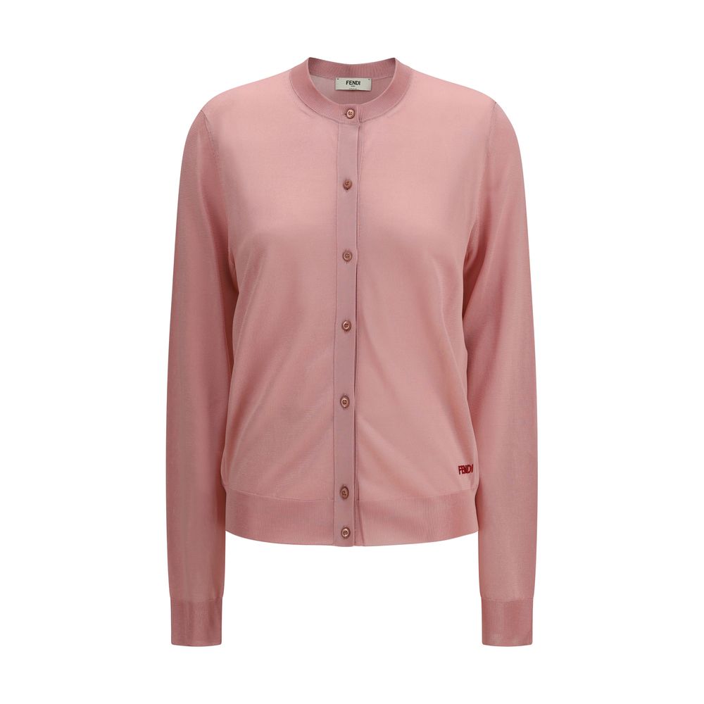 Fendi Multicolor Viscose Cardigan Cardigan