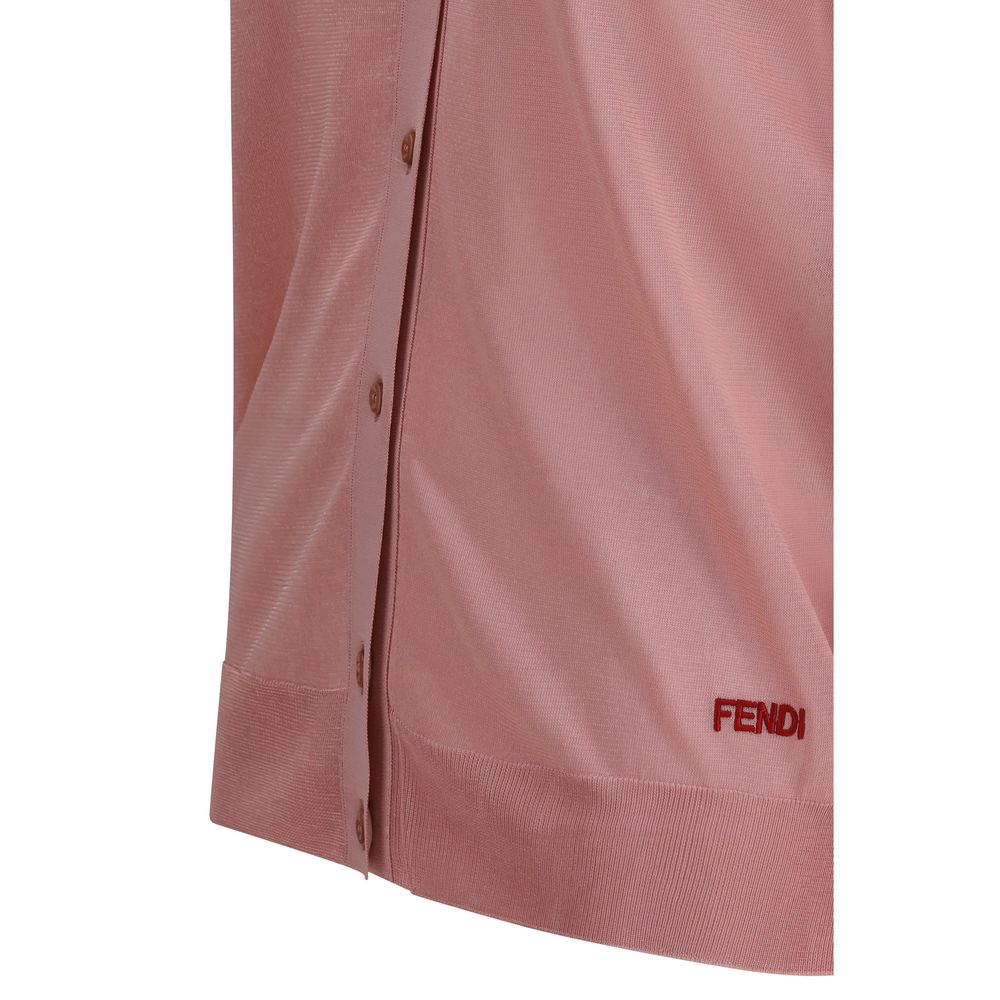 Fendi Multicolor Viscose Cardigan Cardigan