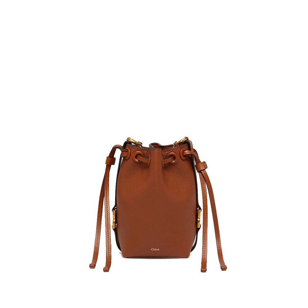 Chloé Bucket Bag Caramel Kalfsleer met Gouden Logo
