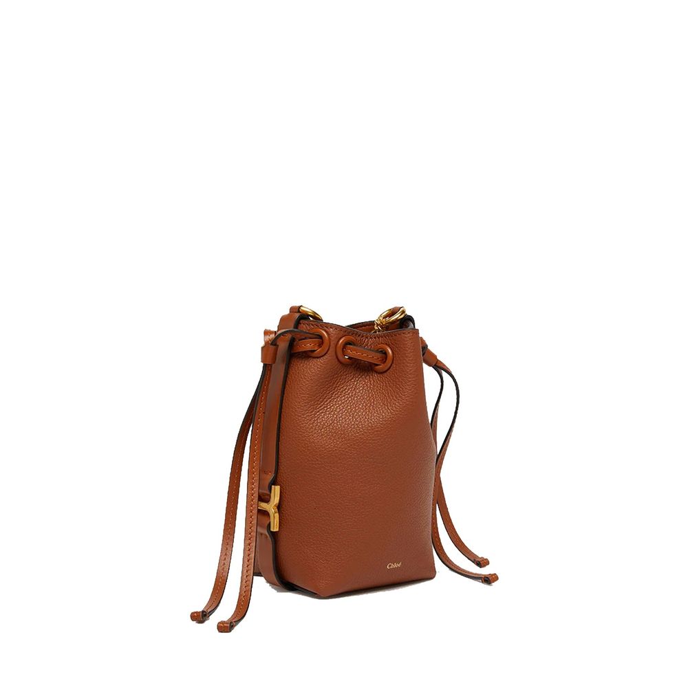Chloé Bucket Bag Caramel Kalfsleer met Gouden Logo