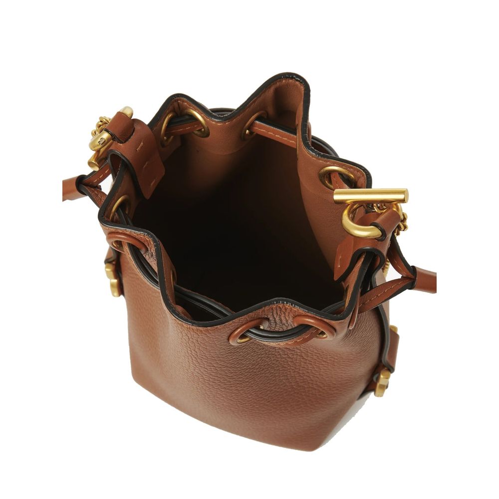 Chloé Bucket Bag Caramel Kalfsleer met Gouden Logo