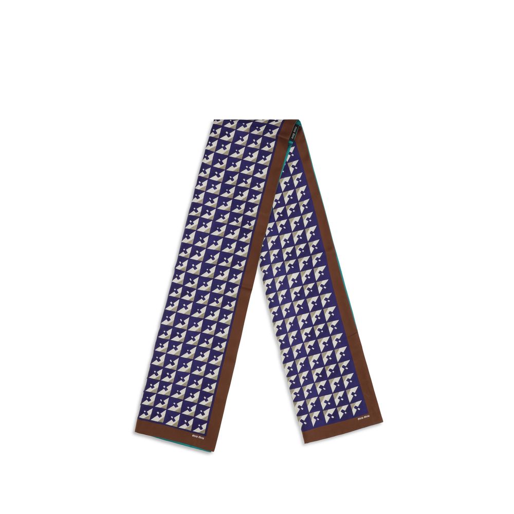 Miu Miu Hypergeometrische Geometrische Zijden Sjaal