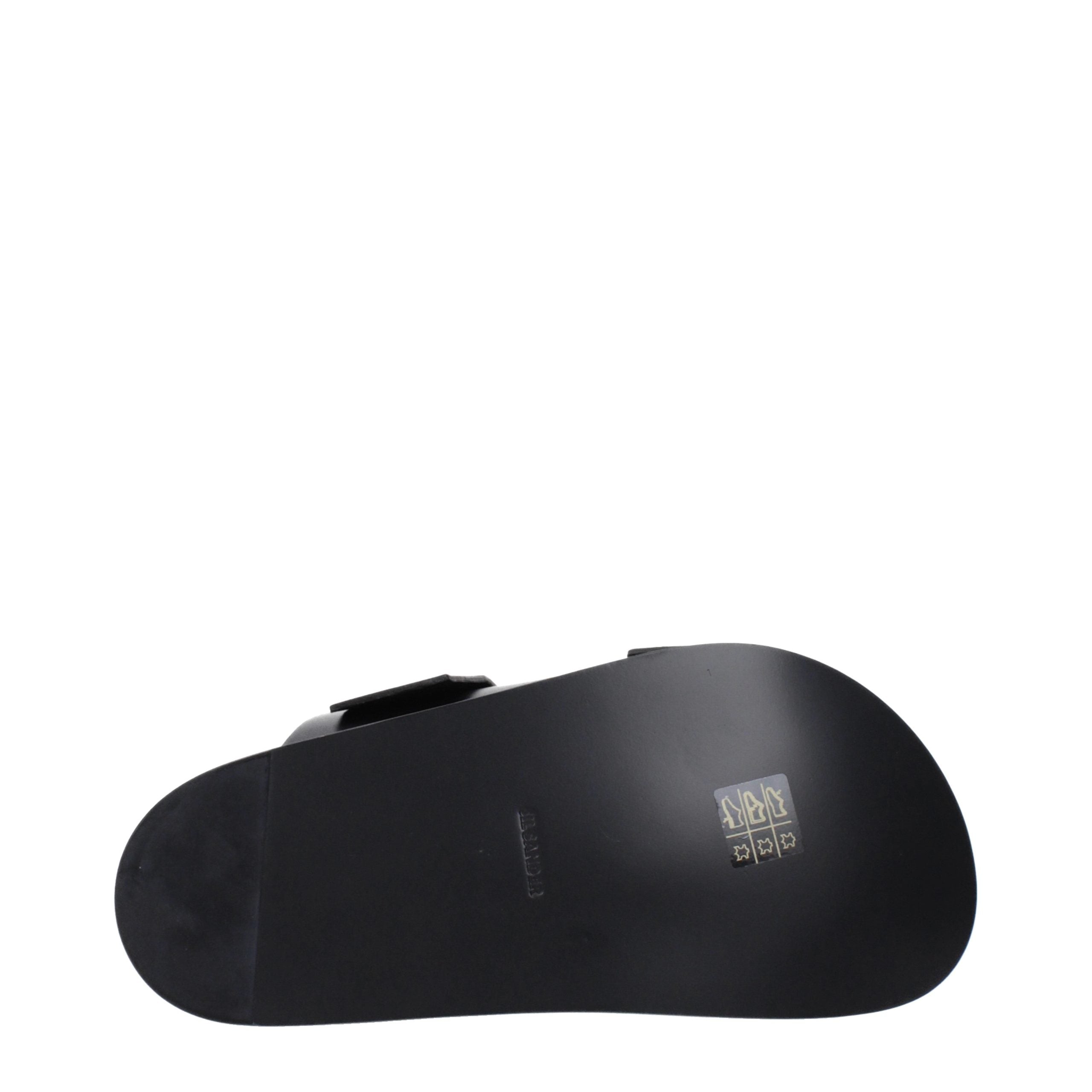 Jil Sander kalfsleder fluwelen slippers