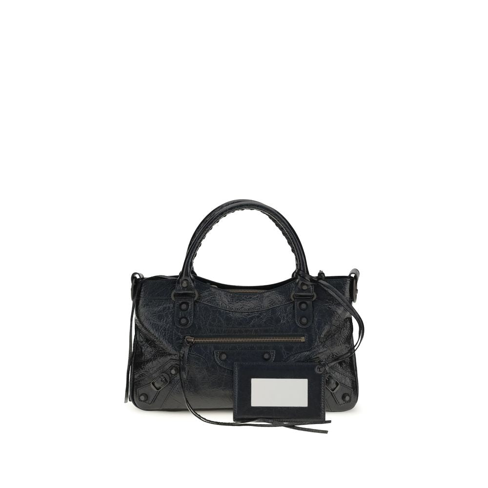 Balenciaga City First Schoudertas Zwart Lamsleer