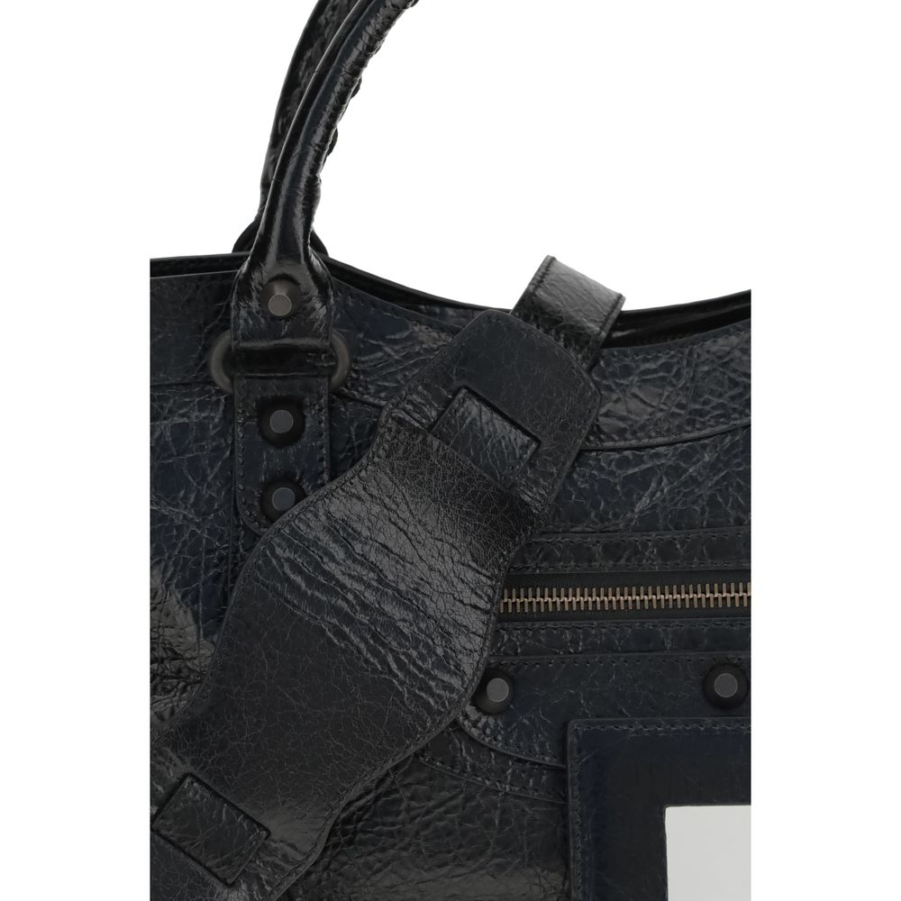 Balenciaga City First Schoudertas Zwart Lamsleer