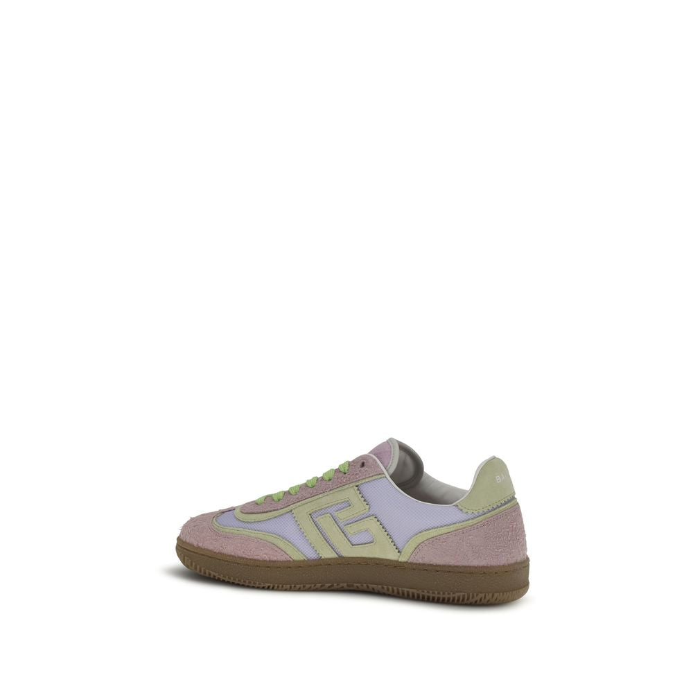 Balmain Bos Taurus Architecturally Calfskin Sneakers