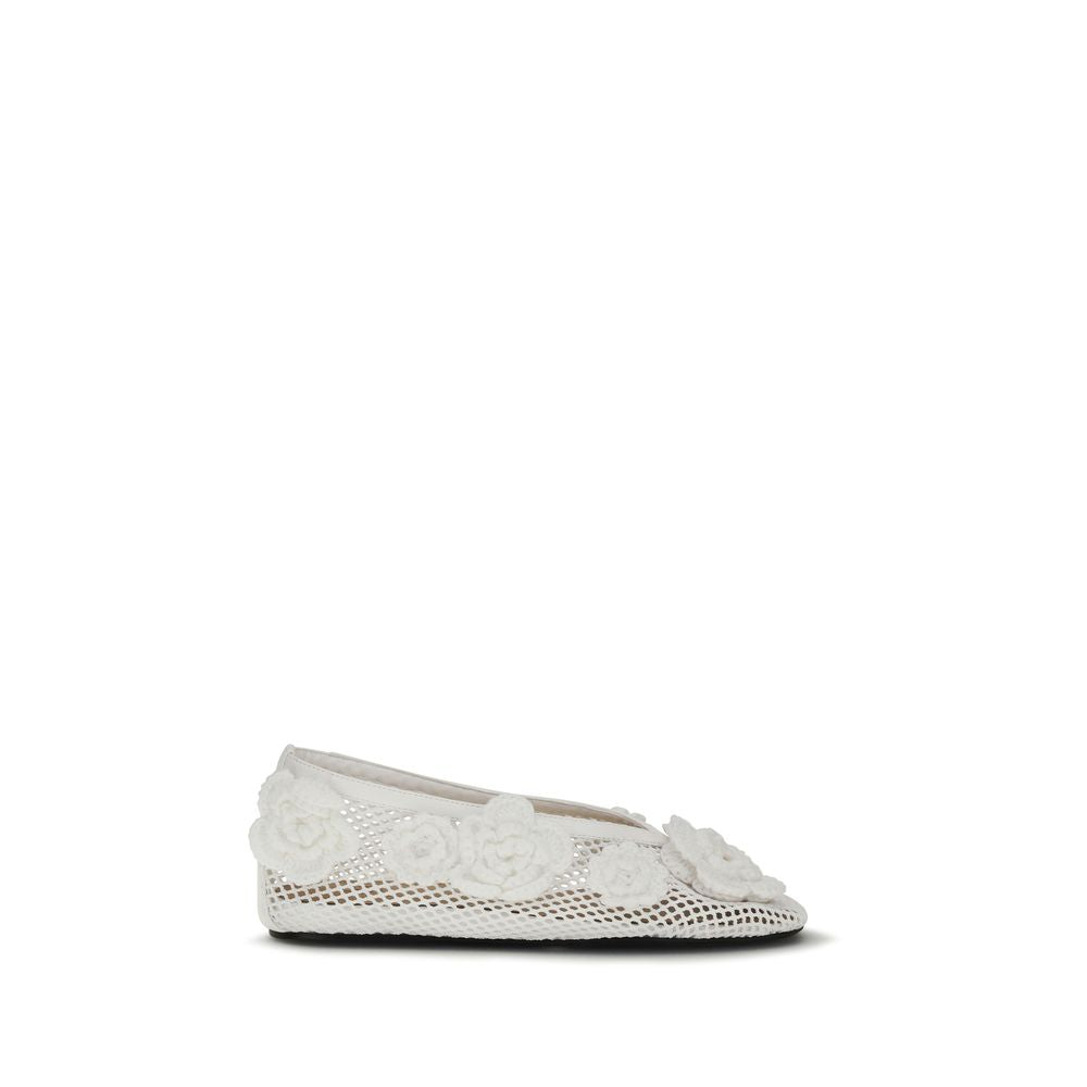 Ganni Jenny Mesh Ballerina's