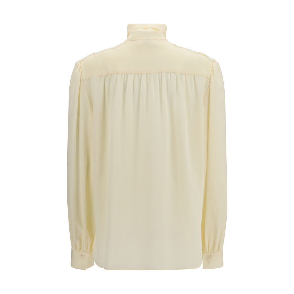 Chloé Sublieme Handgeborduurde Strik Detail Blouse