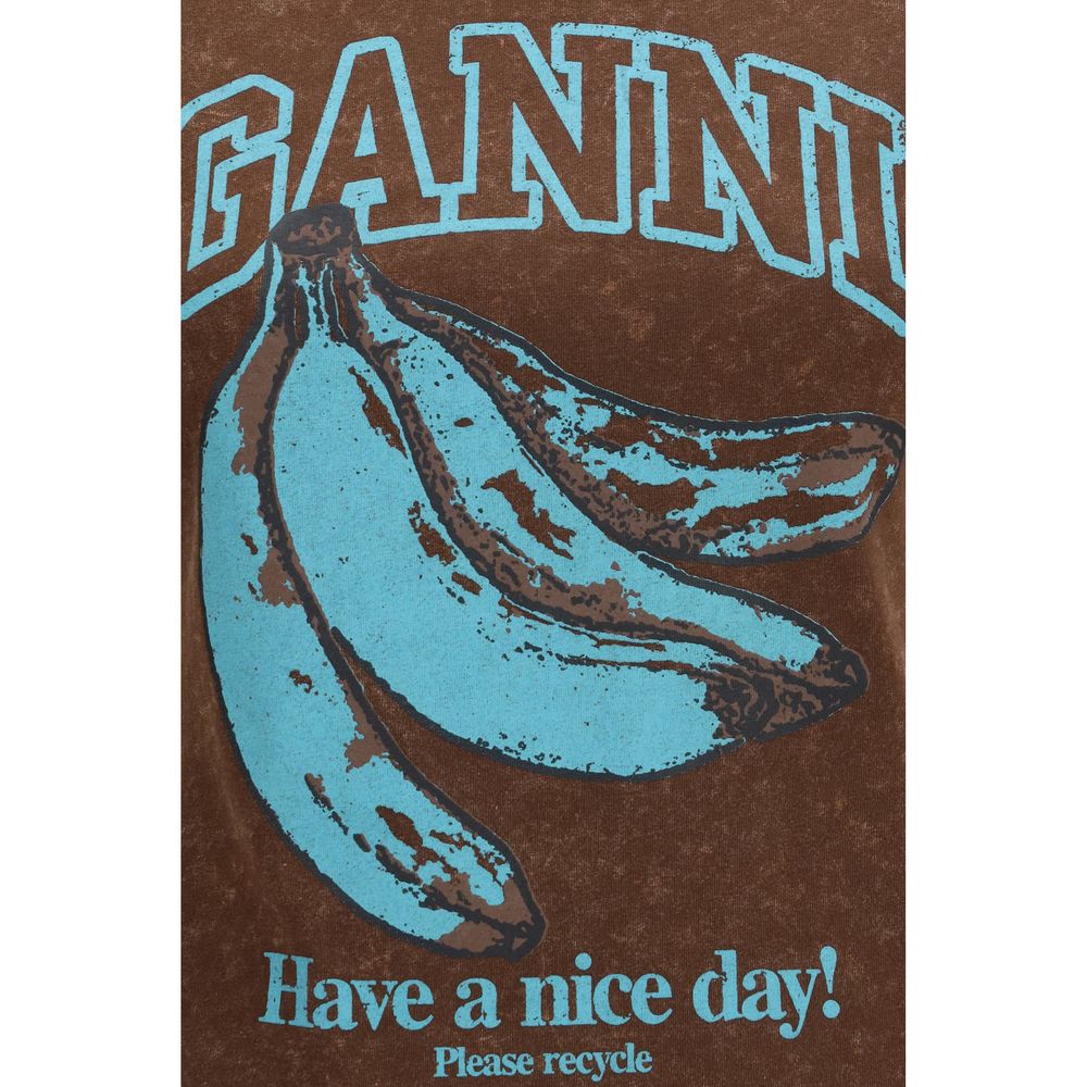 Ganni Banana Print T-Shirt