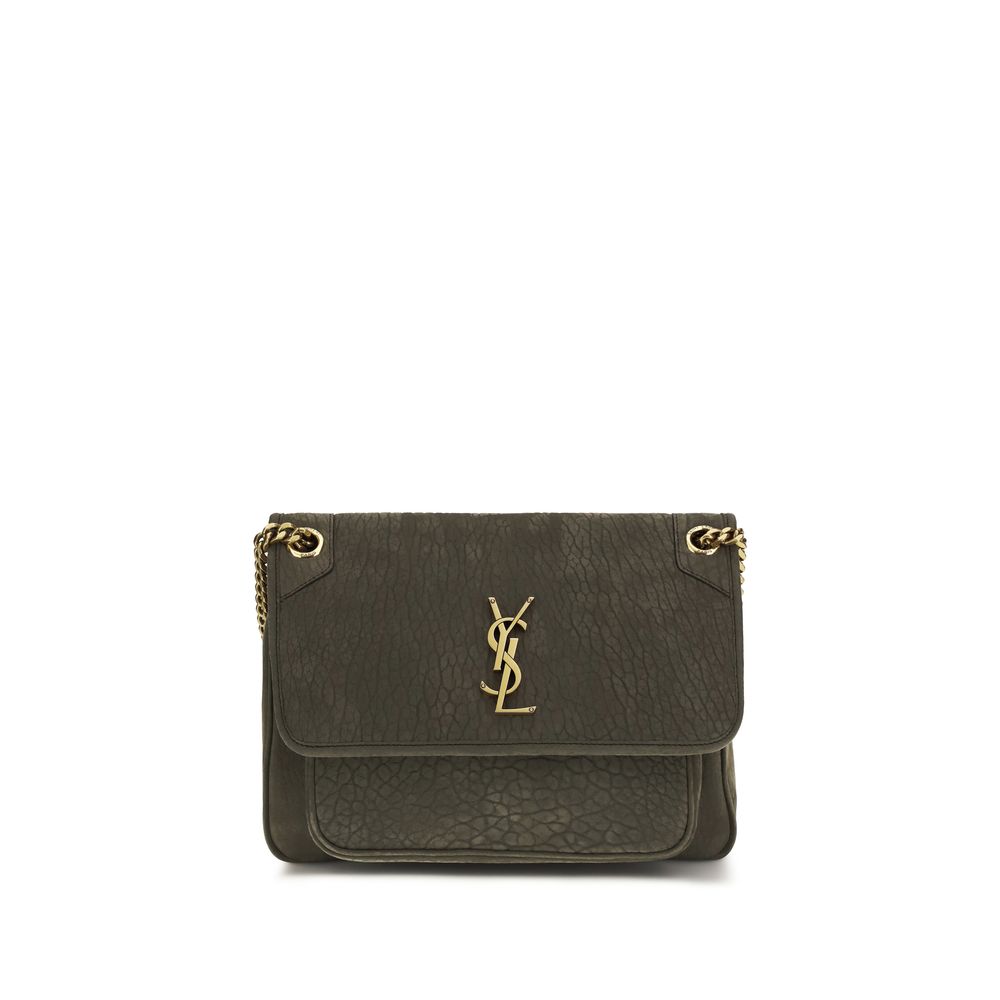 Saint Laurent niki schoudertas lamsleder