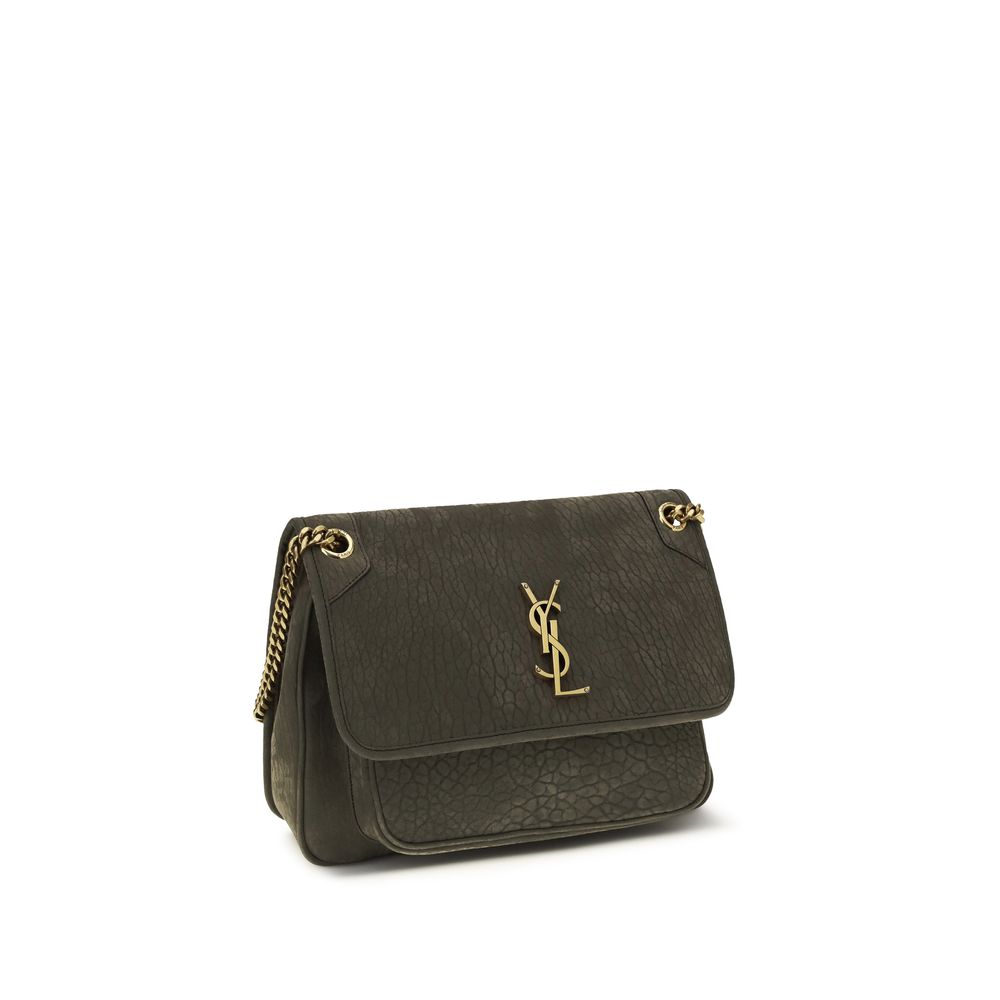 Saint Laurent niki schoudertas lamsleder