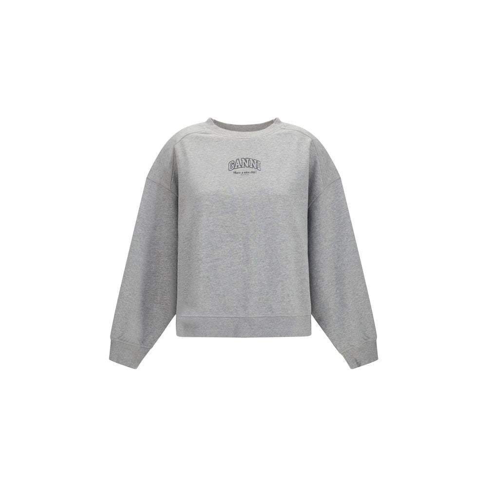 Ganni Signature Embroidered Sweatshirt