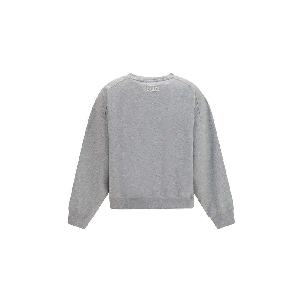 Ganni Signature Embroidered Sweatshirt