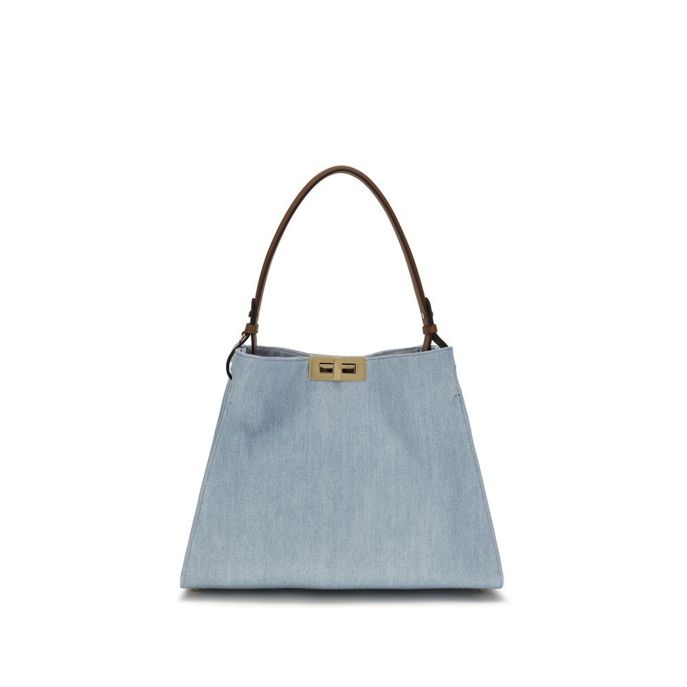 Fendi Way Medium Handtas Denim