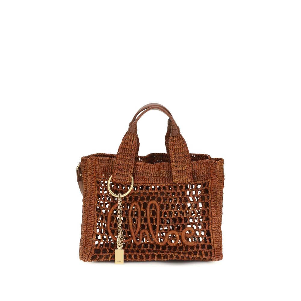 Chloé limitededition raffia east-west shoulder bag