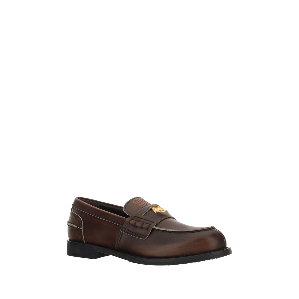 Miu Miu bos-taurus reverie-atelier slip-on loafers