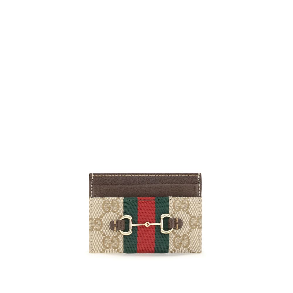 Gucci Web Horsebit Card Holder
