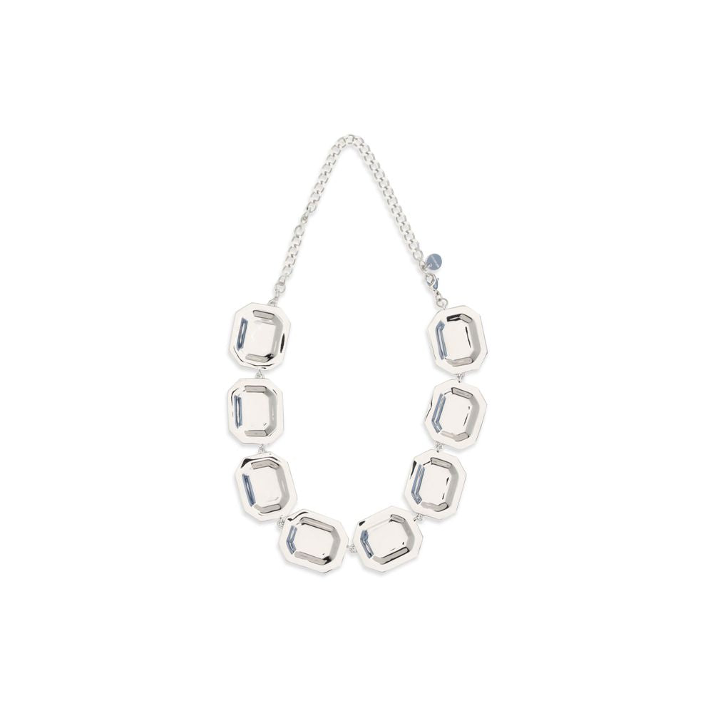 Self-Portrait elegante barokzilver kristal ketting