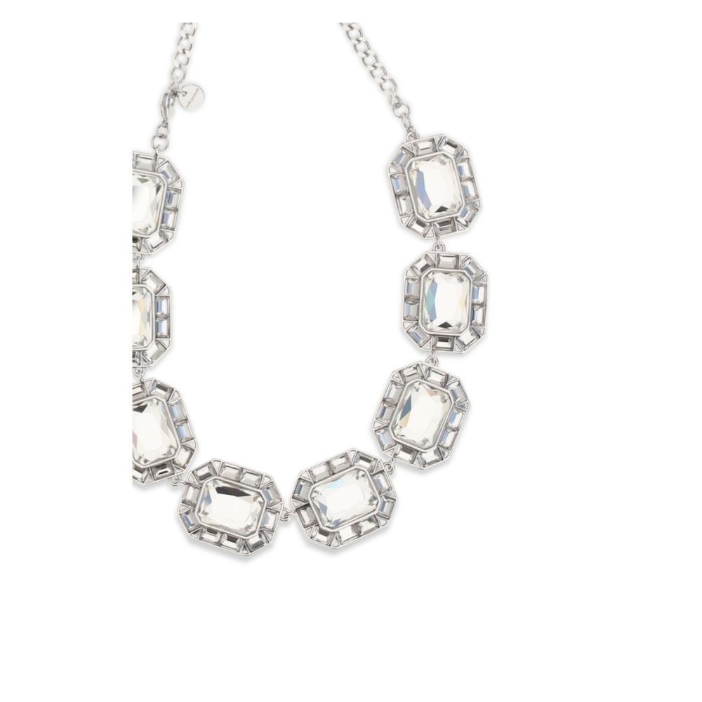 Self-Portrait elegante barokzilver kristal ketting