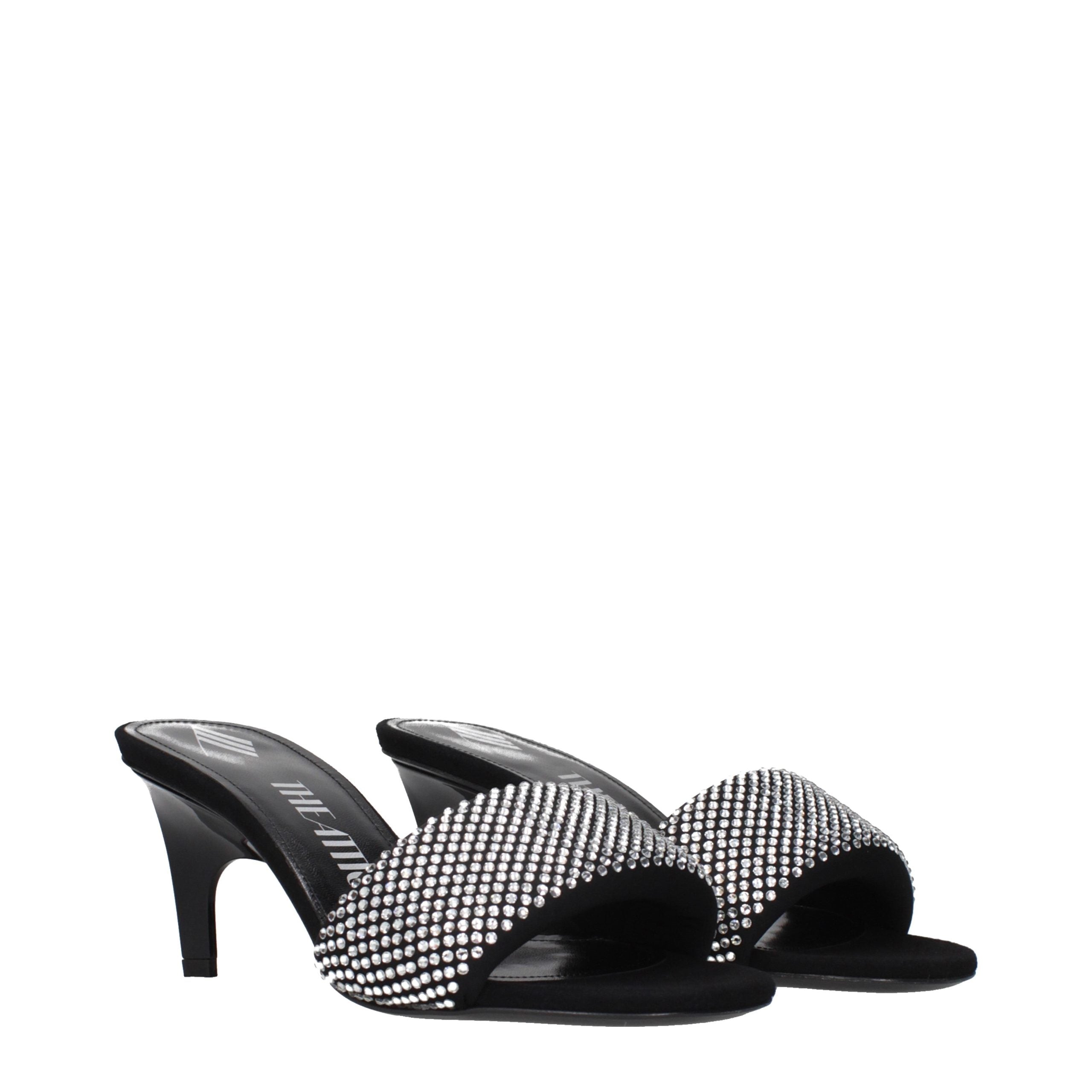 Prada Matte Black Studded Stiletto Sandals