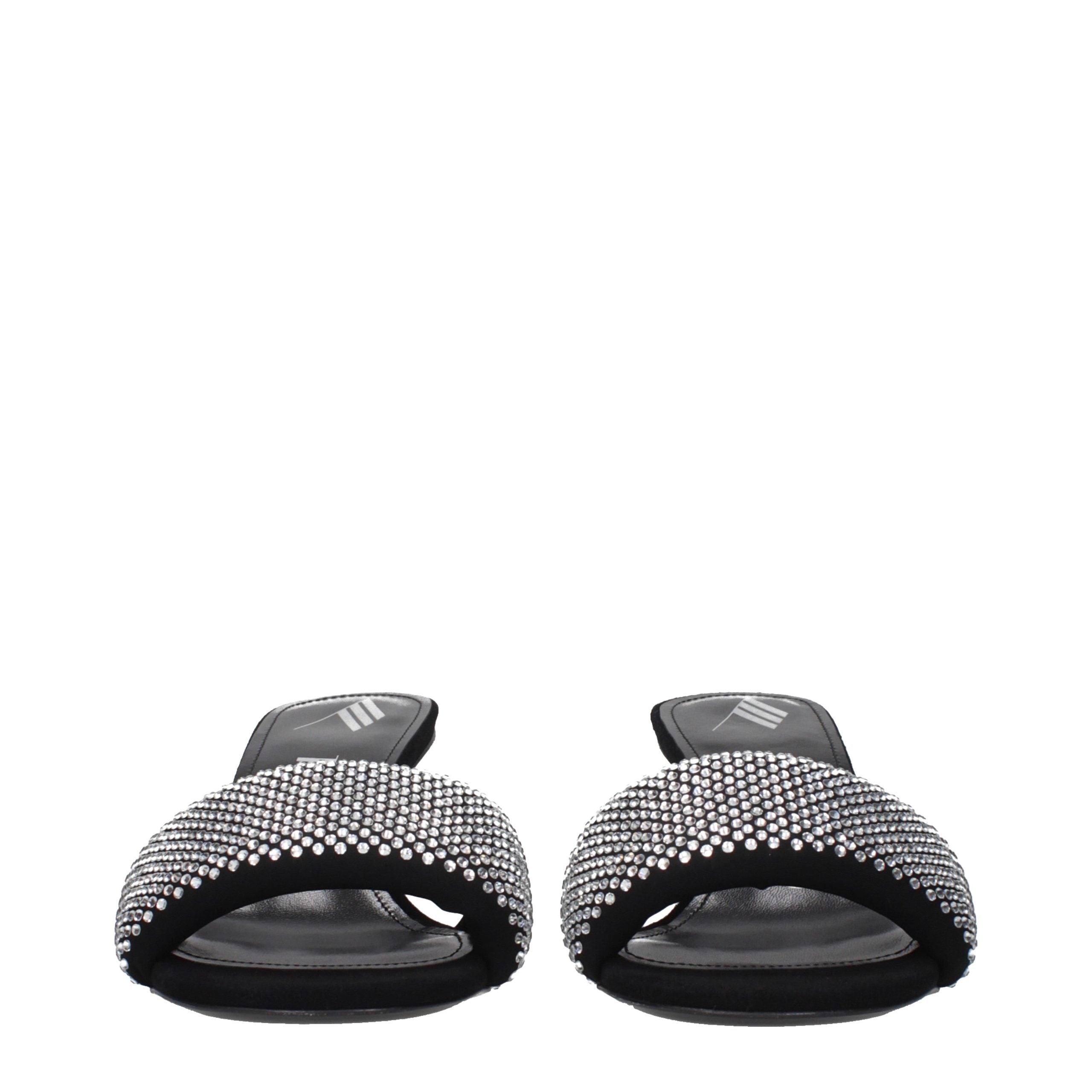 Prada Matte Black Studded Stiletto Sandals
