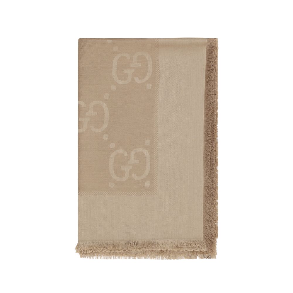 Gucci Oves Aries GG Jacquard Sjaal