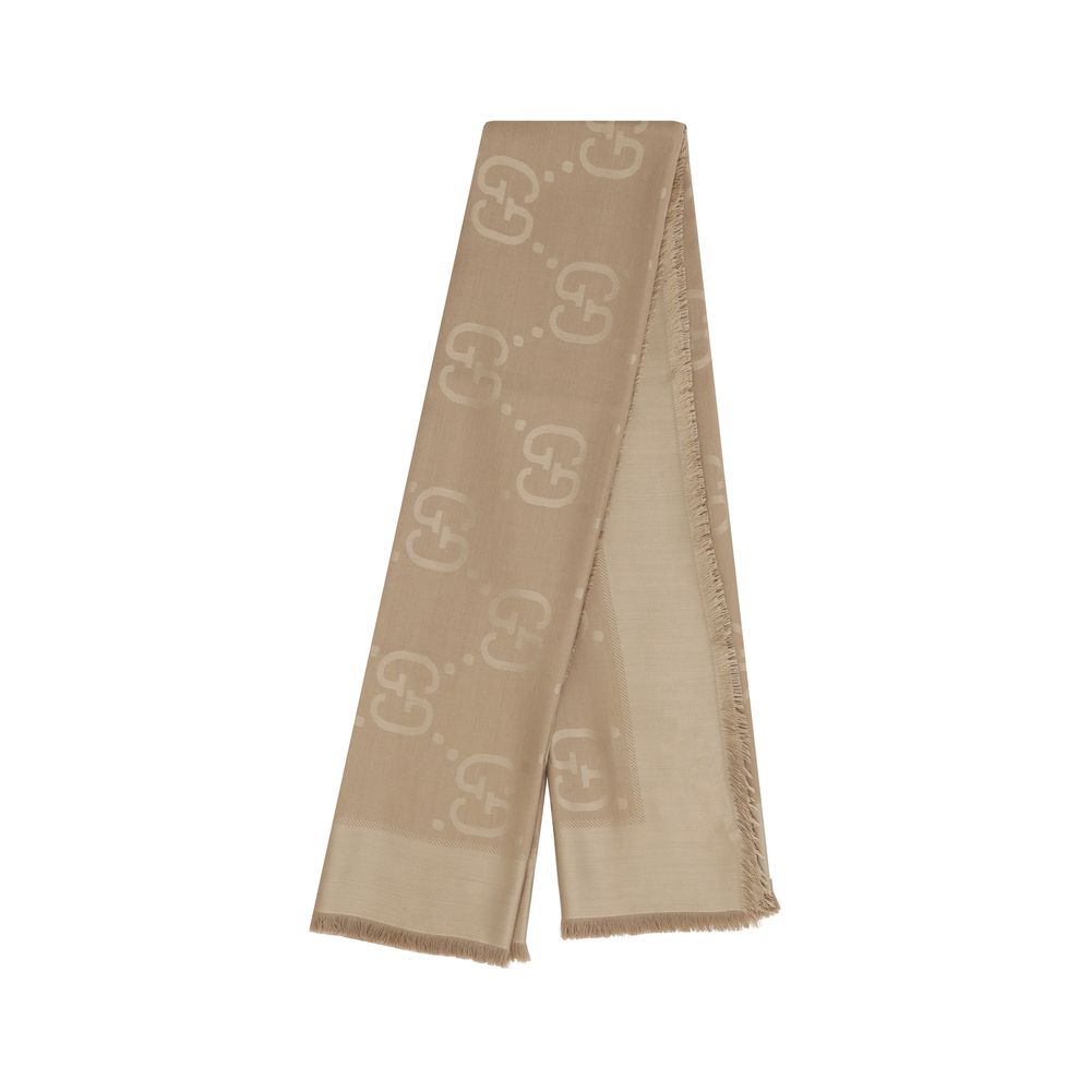 Gucci Oves Aries GG Jacquard Sjaal