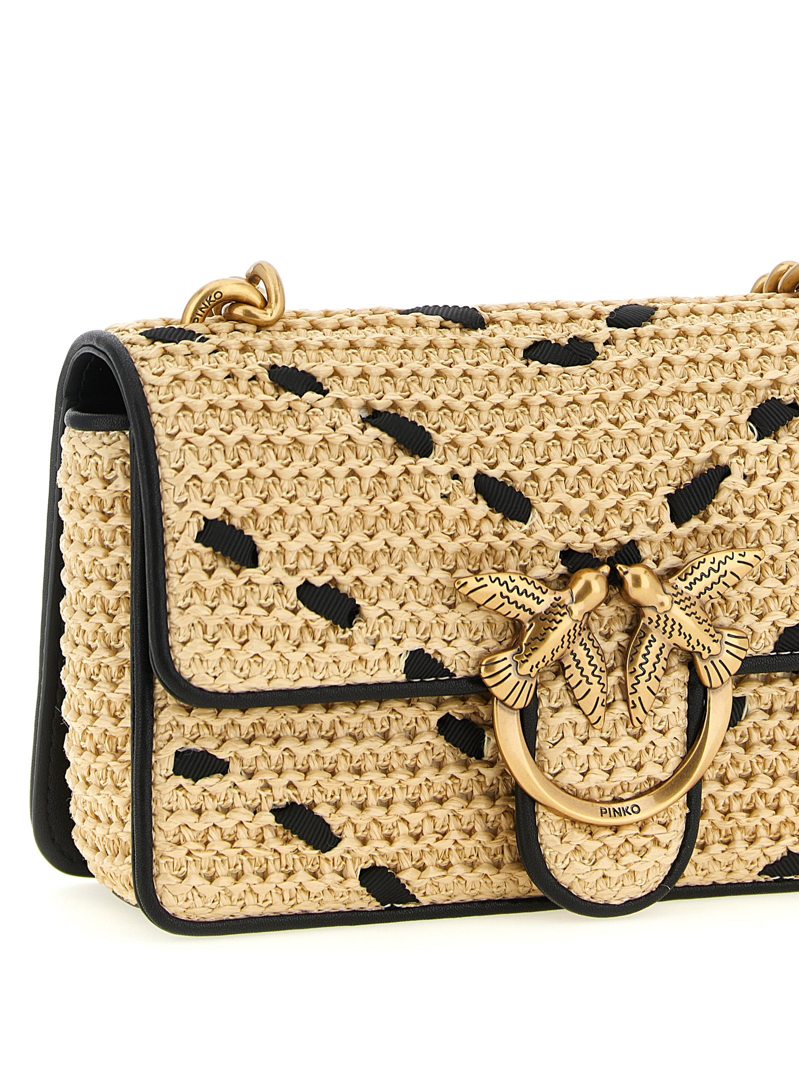 PINKO Mini Love One Light Crossbody