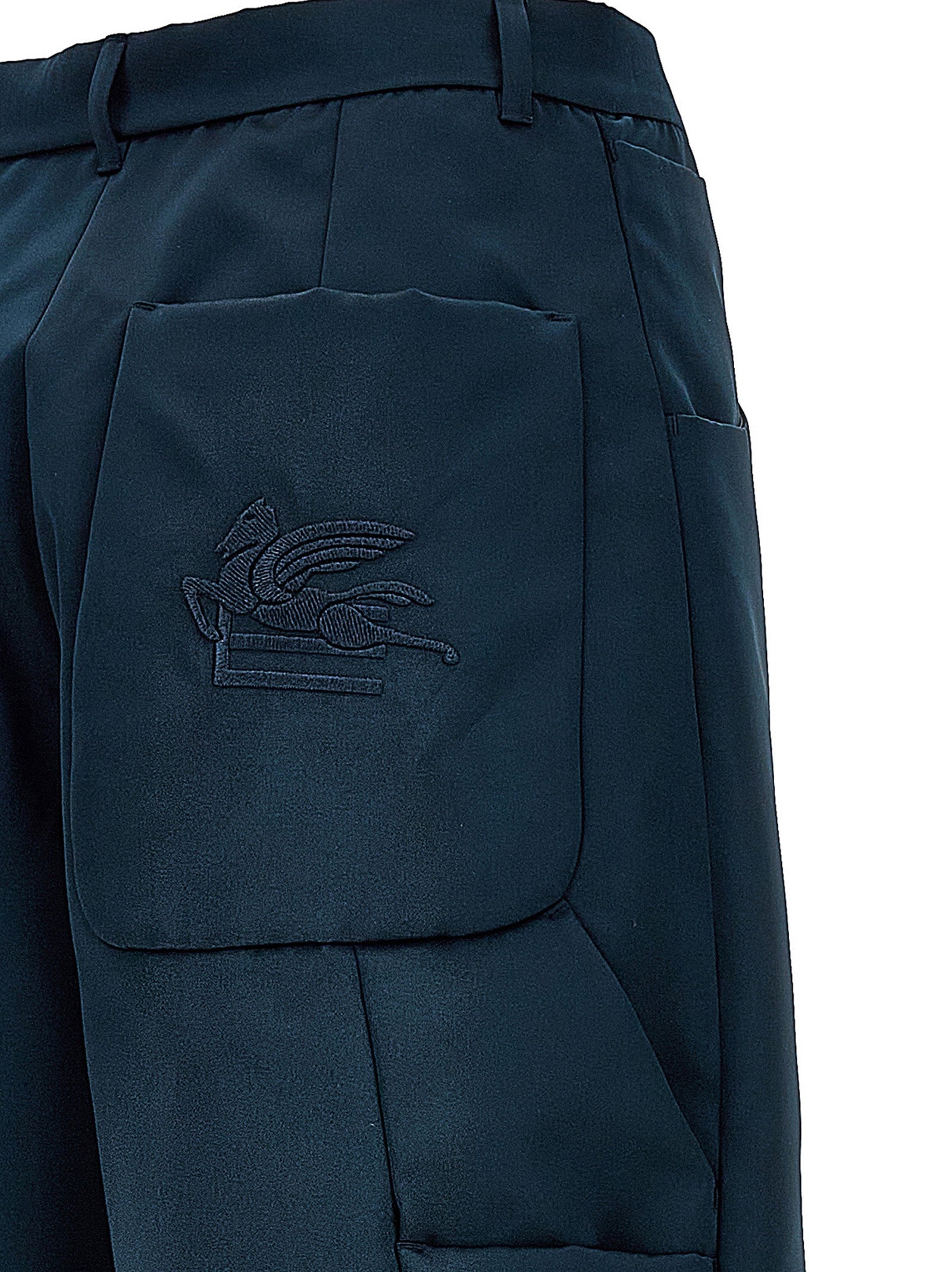Pegaso Embroidered Cargo Pants