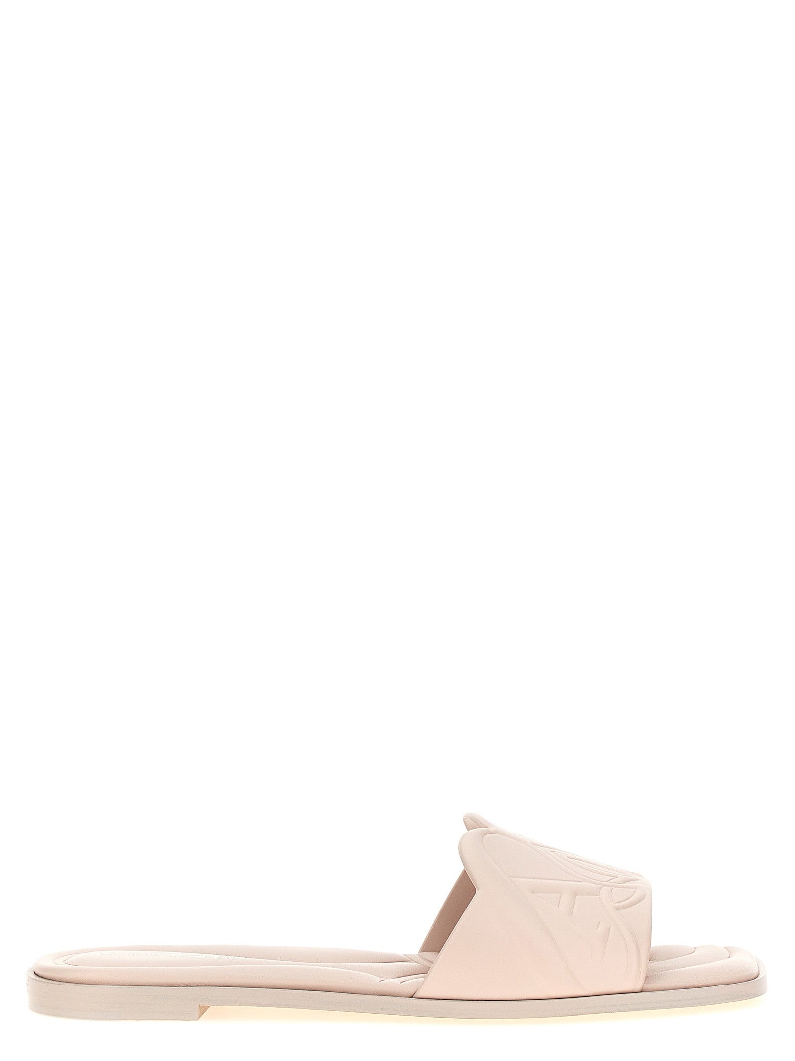 Alexander McQueen Multicolor Calfskin Seal Slides