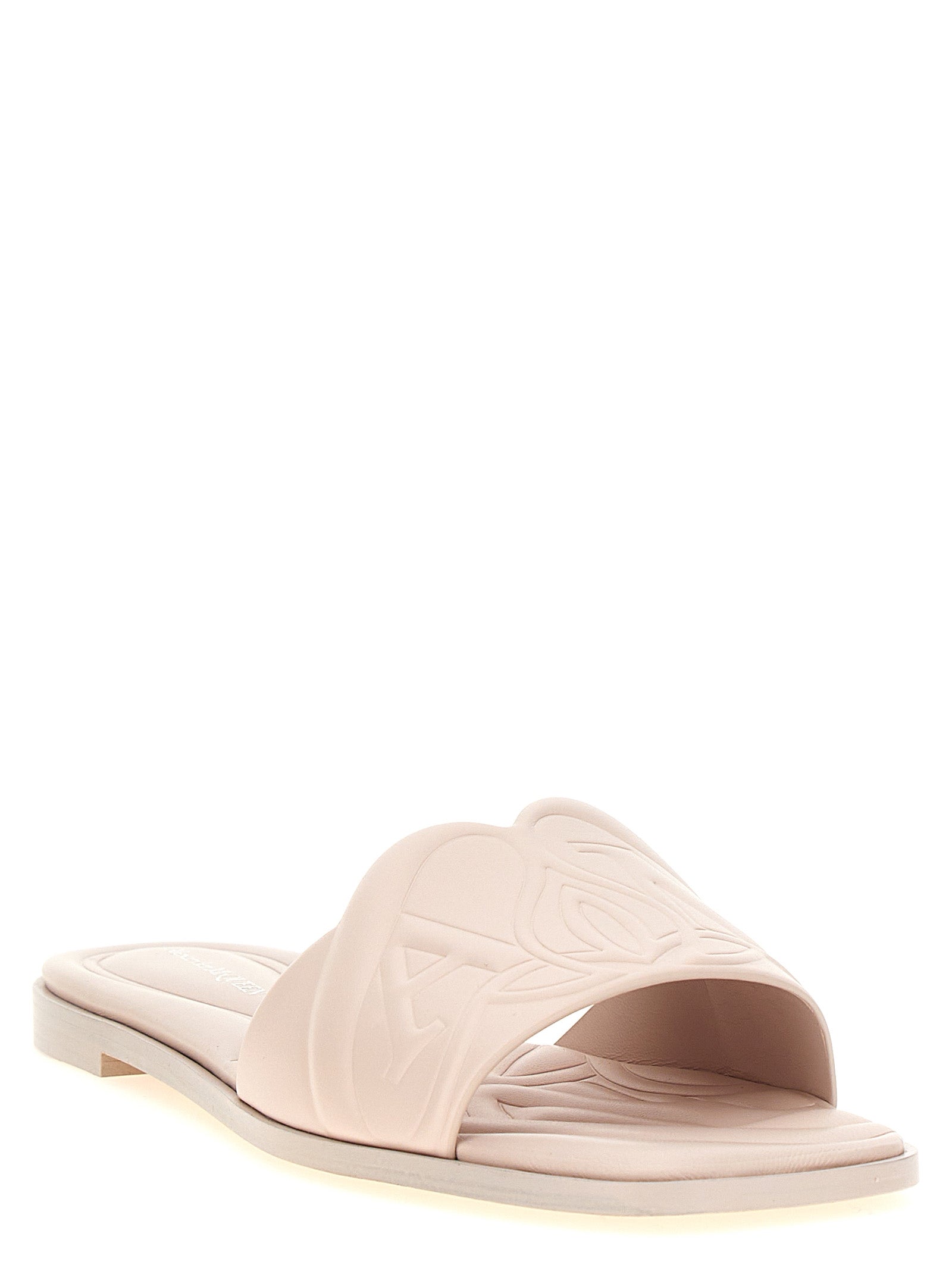 Alexander McQueen Multicolor Calfskin Seal Slides