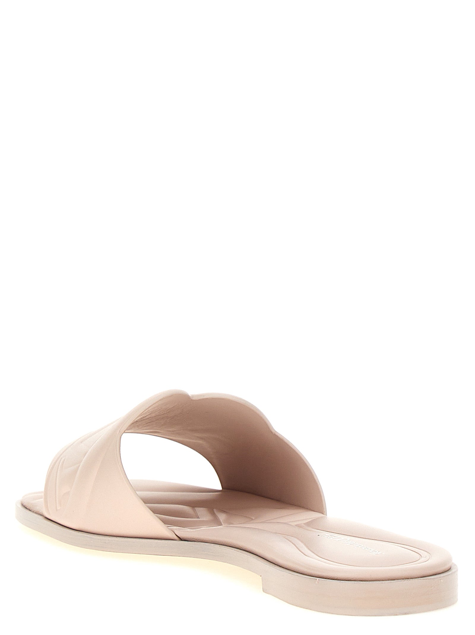 Alexander McQueen Multicolor Calfskin Seal Slides