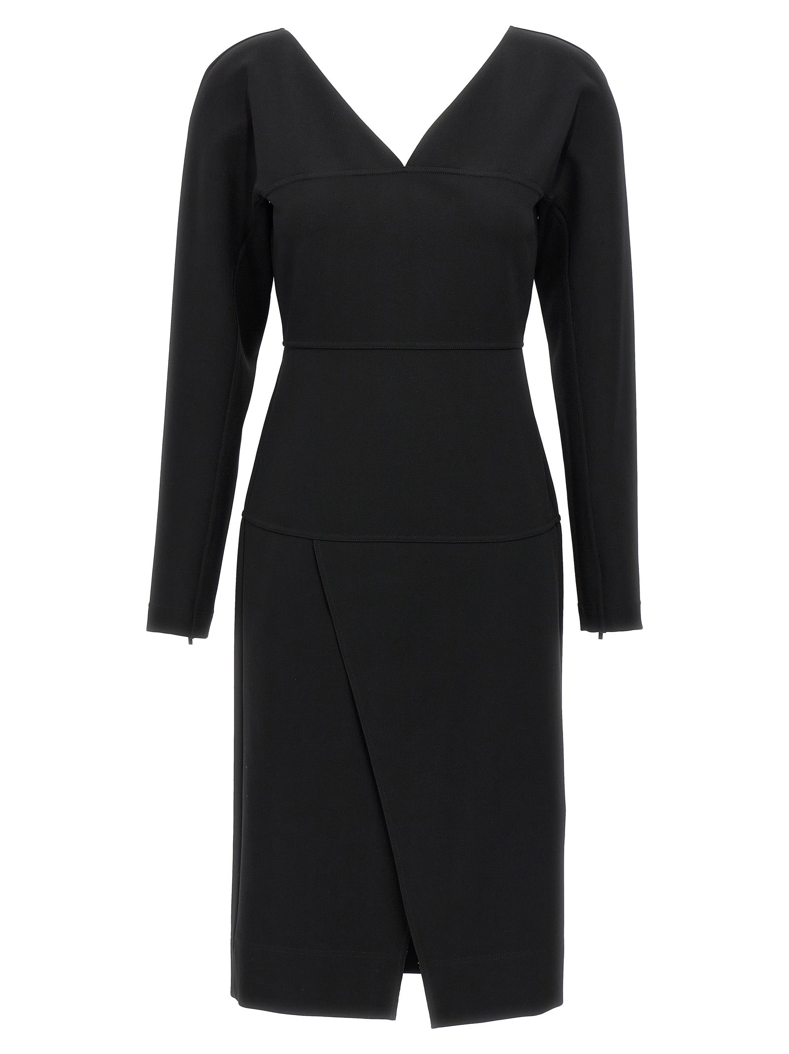 Fendi Techno Viscose Jersey Midi Dress