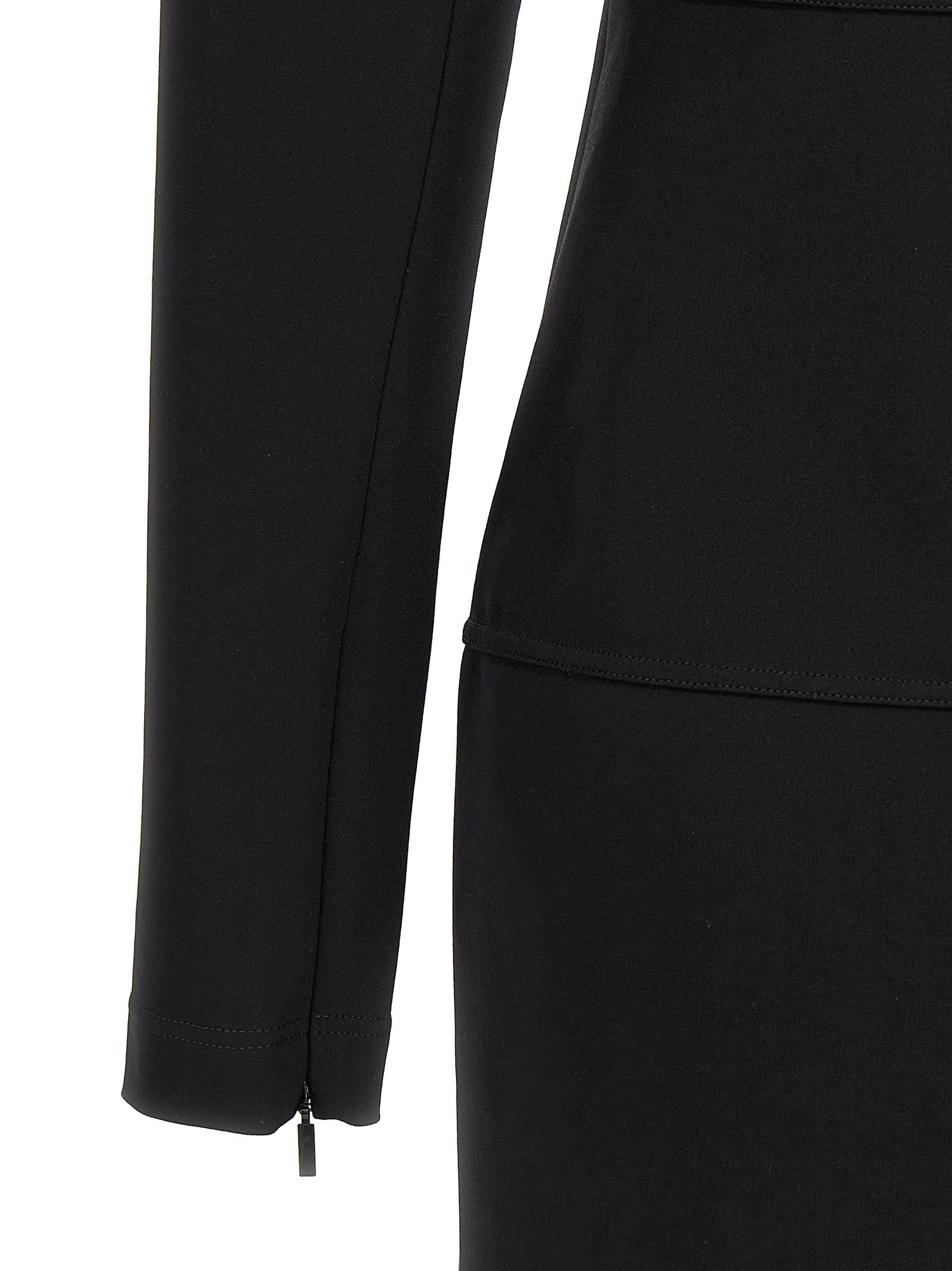 Fendi Techno Viscose Jersey Midi Dress