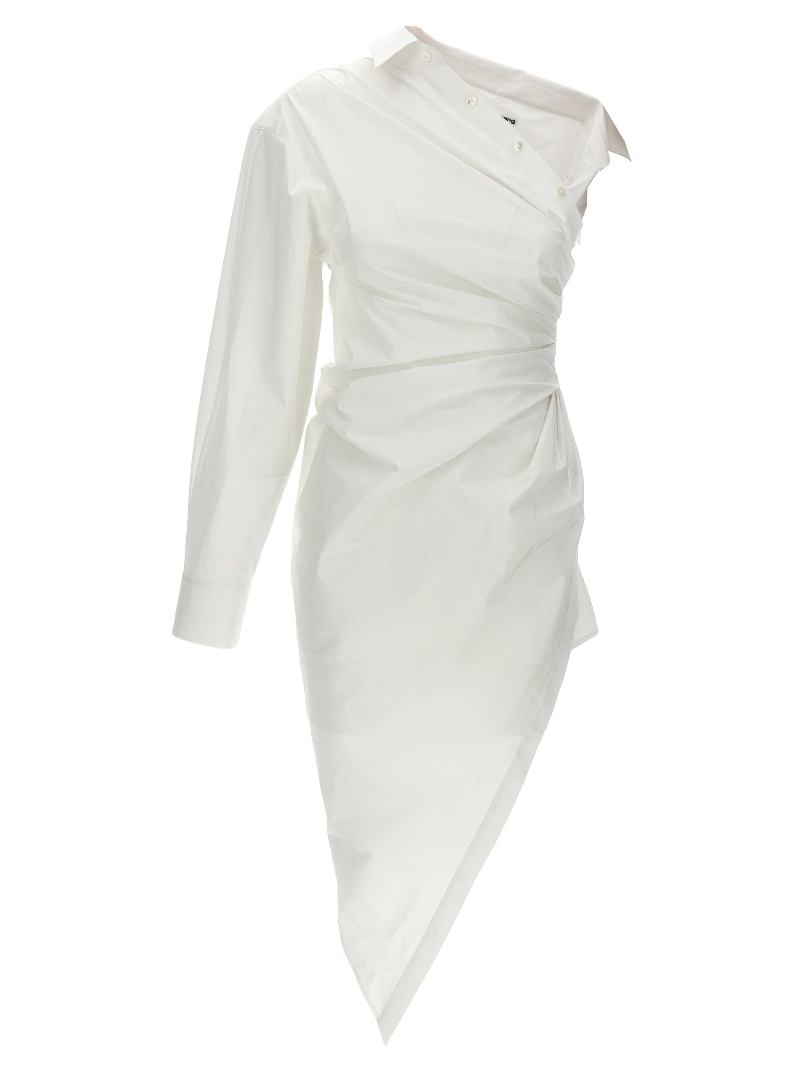 Alexander Wang OneShoulder Asymmetrical Draped Dress
