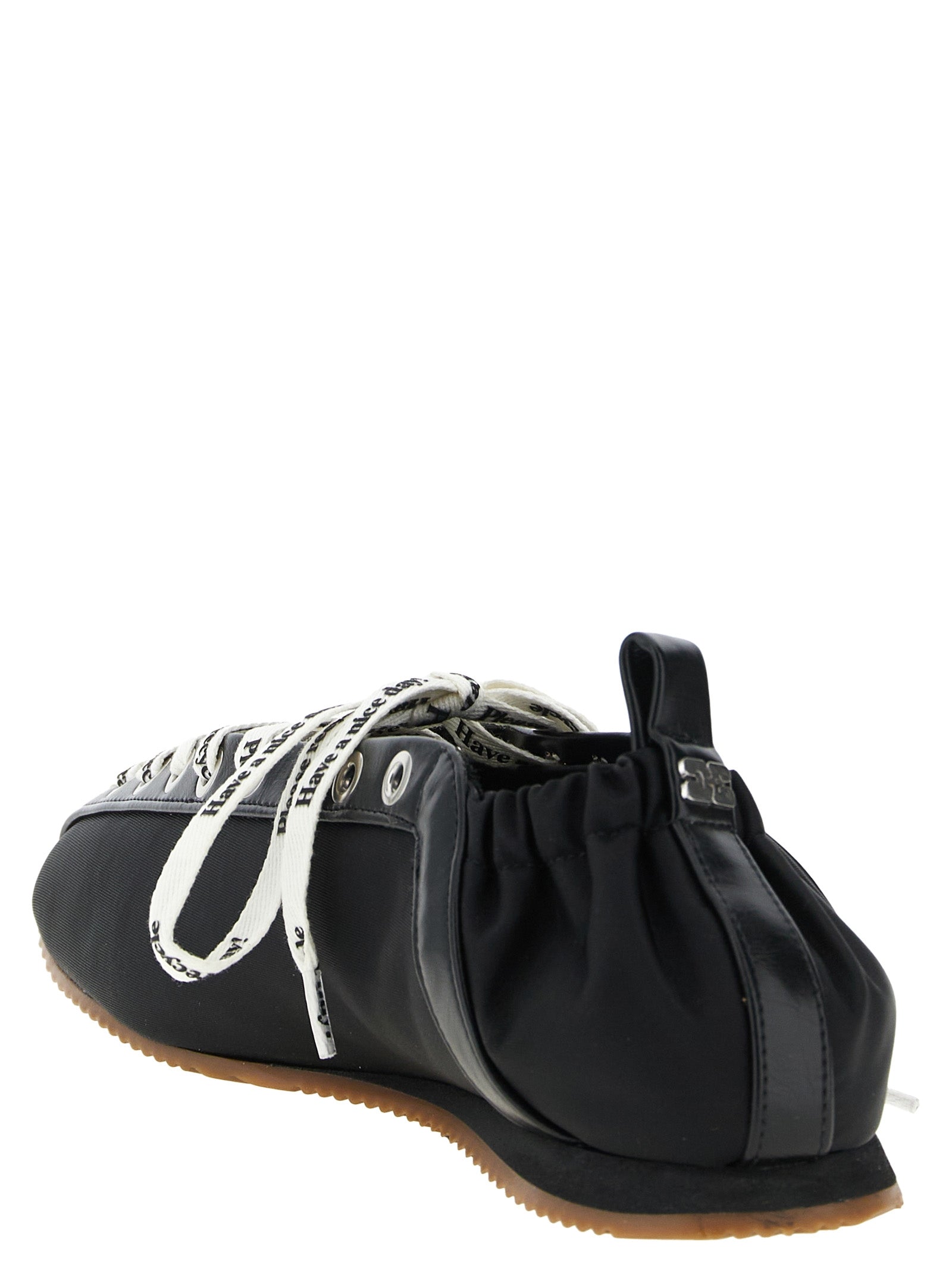 Ganni Polyamide Ballet Flats