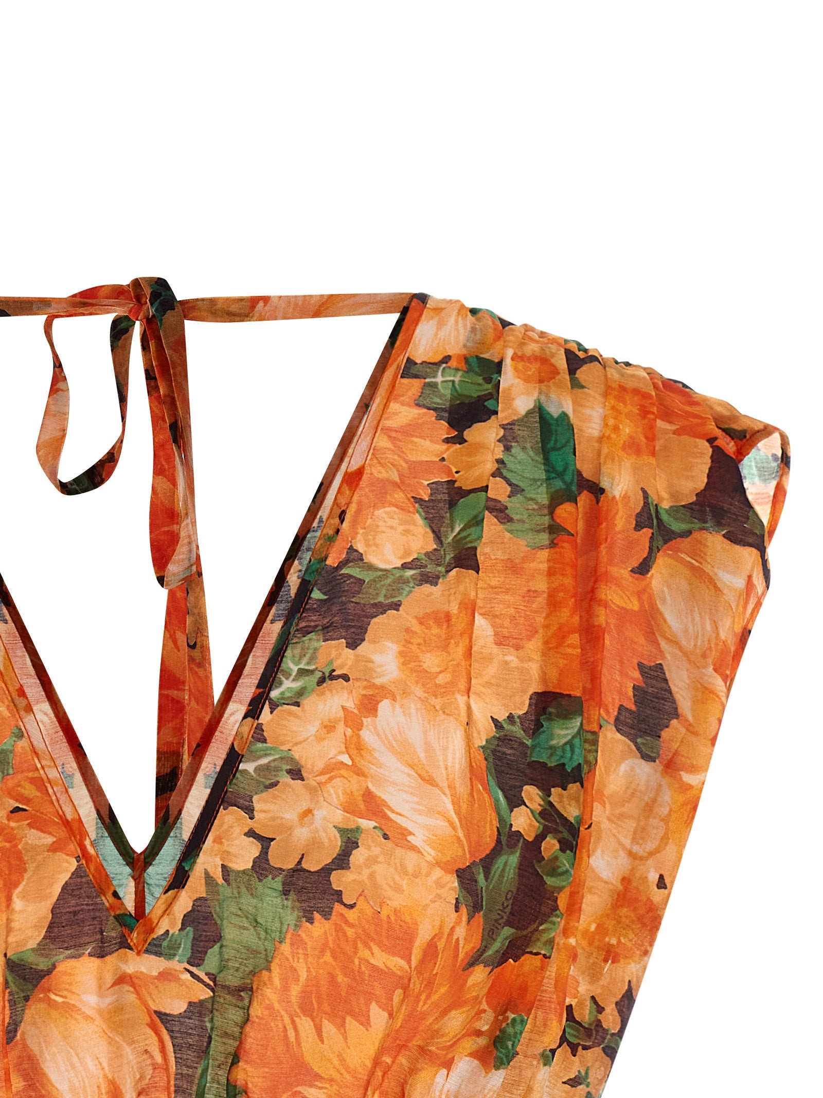 PINKO Arcore BotanicGardenFloral Collection Pattern Top