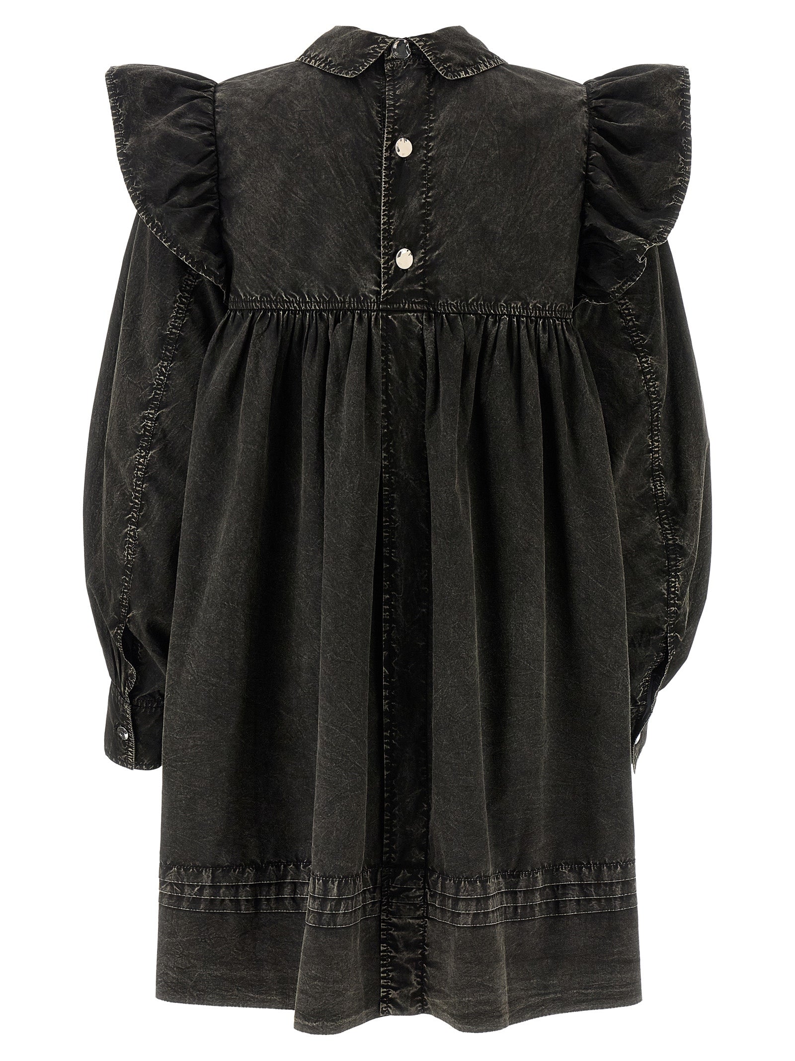 Ganni Statementmaking Textured Intricate Serpentine Dress