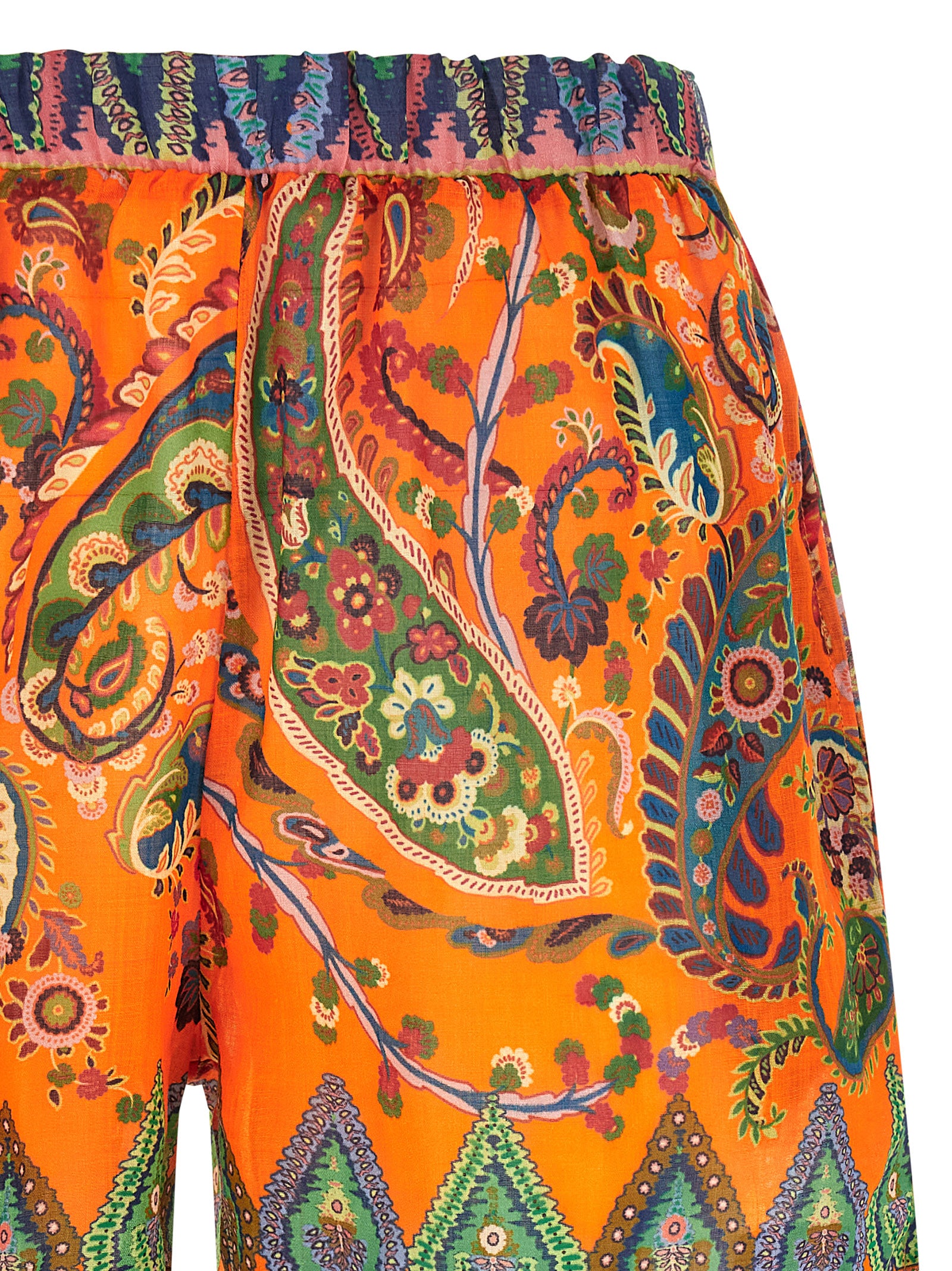 Etro Ramie Bermuda Shorts