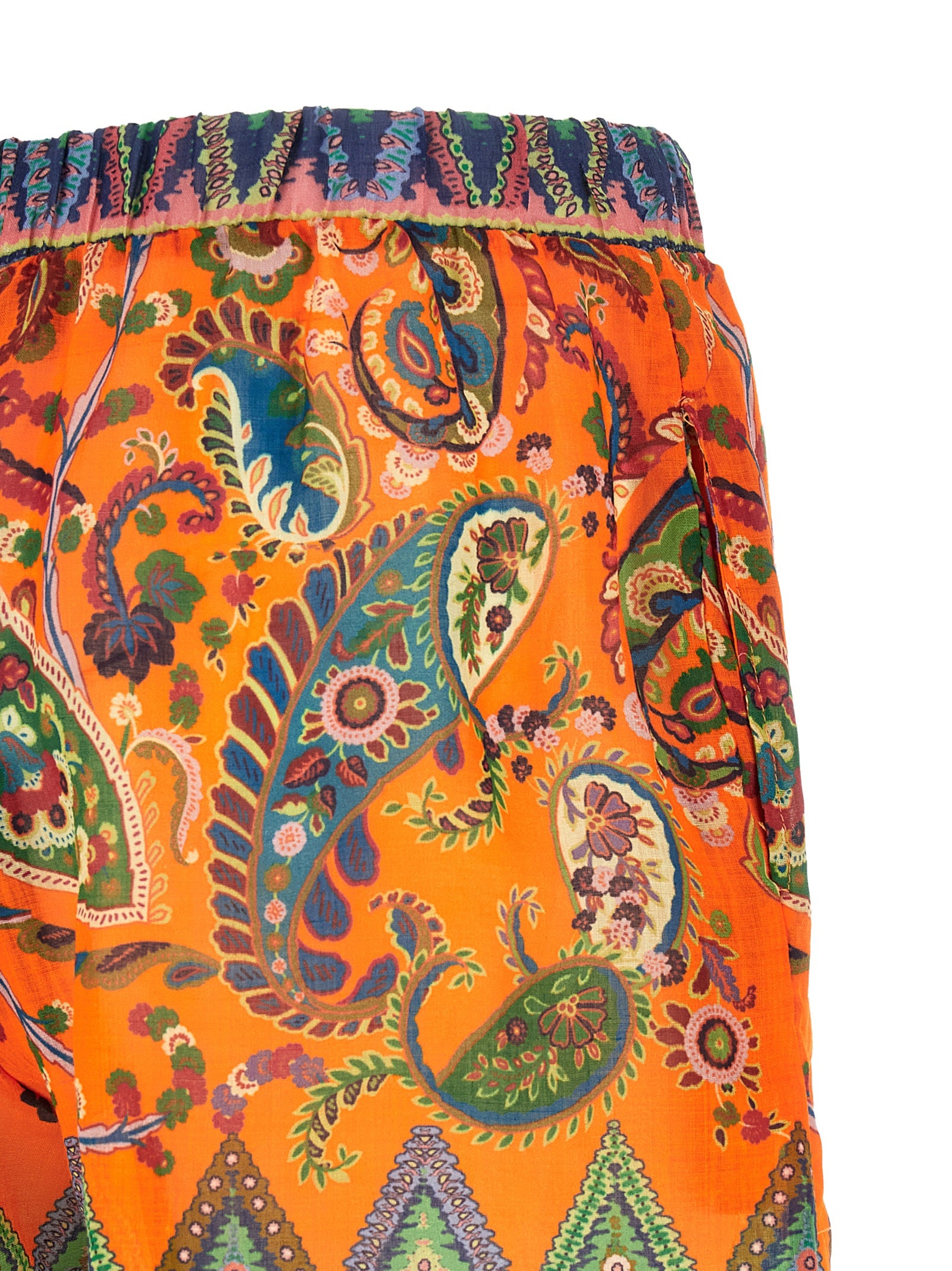 Etro Ramie Bermuda Shorts